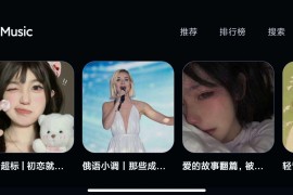 ZL‑Music TV｜复刻 Apple Music TV 质感，安卓电视盒子大屏音乐播放器