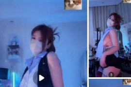 抖音 林露露   极品美女 情趣 真空 骚舞 1v