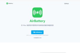 AirBattery：苹果设备电量显示工具 并显示在Dock栏、状态栏上或小组件上