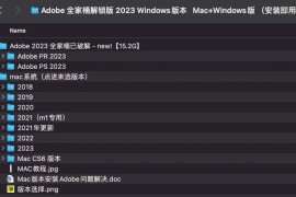 Adobe 全家桶解锁版 2023 Windows版本 Mac+Windows版 （安装即用） ​​​