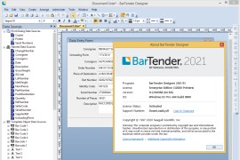 条码标签打印软件 BarTender Designer 2021 R1 Enterprise v11.2 企业自动化版